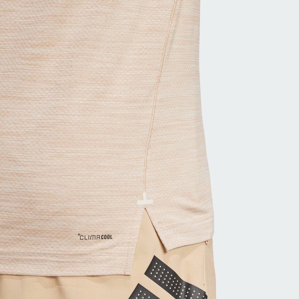 adidas Gym & Training เสื้อยืด Gym+ ผู้ชาย สีเบจ JC5237 - รูปที่ 6