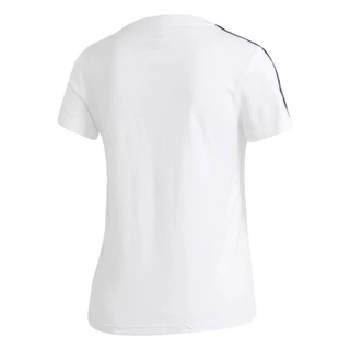 adidas ไลฟ์สไตล์ เสื้อยืด Essentials 3-Stripes ผู้หญิง สีขาว GH7887