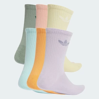 adidas Lifestyle Trefoil Cushion Crew Socks 6 Pairs Unisex Green JI9505