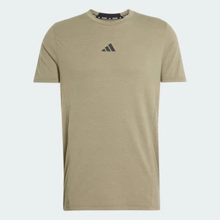 adidas Gym & Training เสื้อยืดออกกำลังกาย Designed for Training ผู้ชาย สีเขียว JI8123