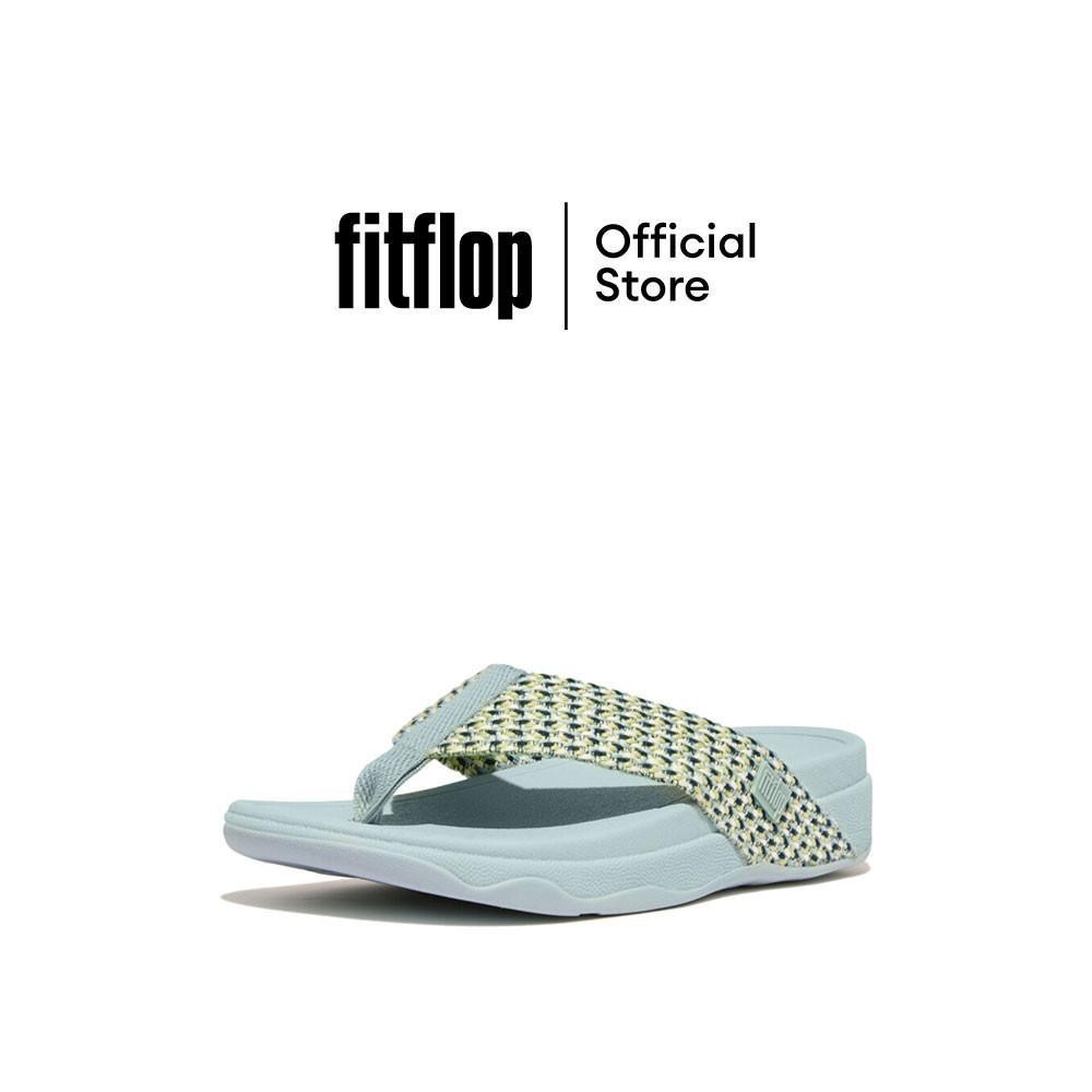 FITFLOP SURFA MULTI-TONE WEBBING รองเท้าแตะแบบหูหนีบผู้หญิง รุ่น HH2-B70 สี MINT BLUE MULTI