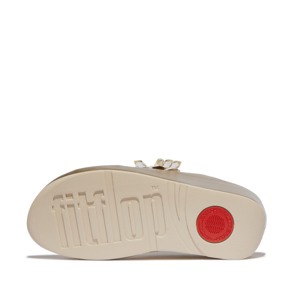 FITFLOP RUMBA STARBURST METALLIC CROSS รองเท้าแตะผู้หญิง รุ่น IH1-675 สี GOLD