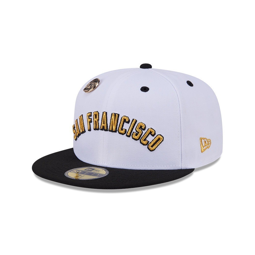NEW ERA หมวก รุ่น NEW ERA 59FIFTY DAY SAN FRANCISCO GIANTS WHITE 59FIFTY CAP 60571945