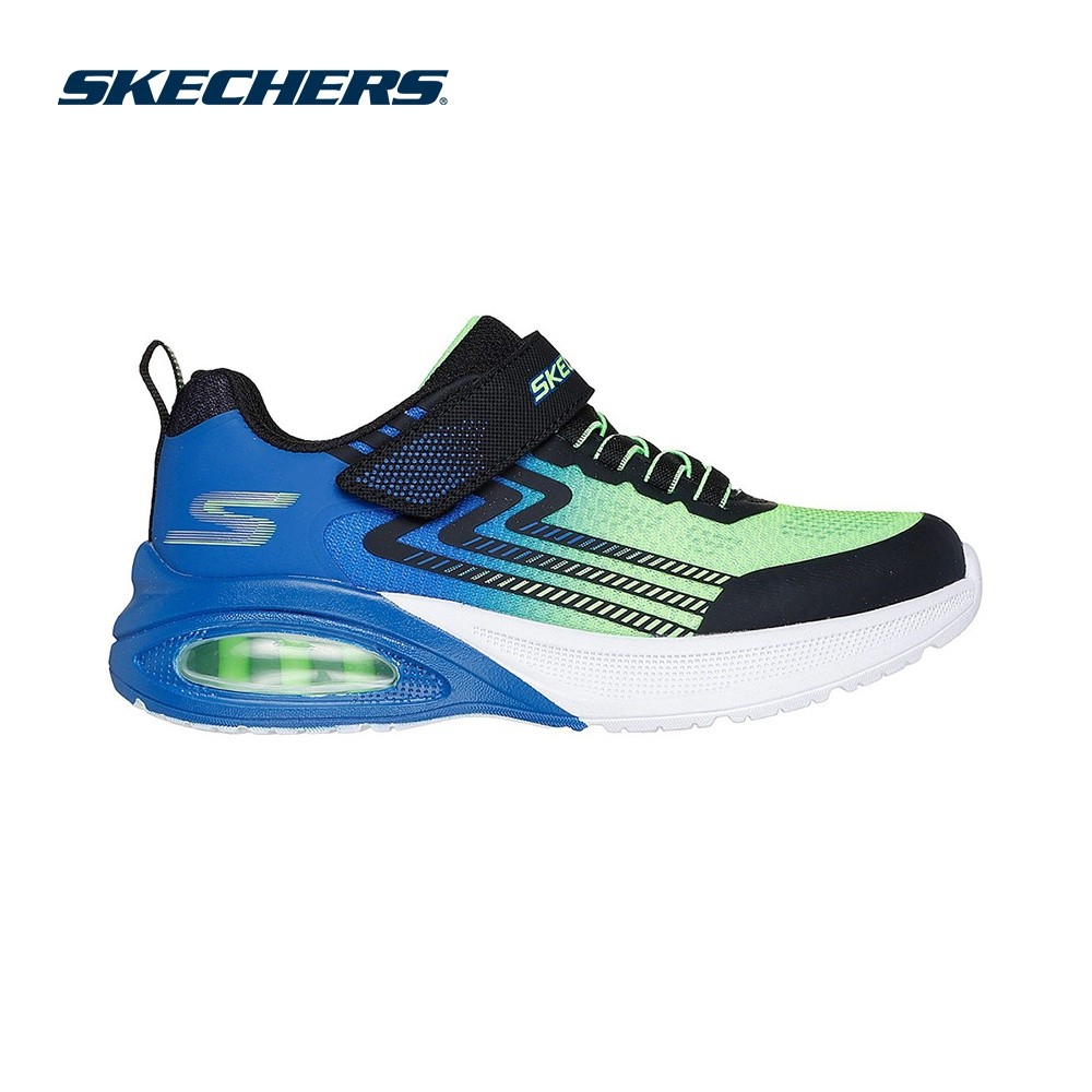 Skechers สเก็ตเชอร์ส รองเท้าเด็กผู้ชาย Boys Microspec Max Advance Shoes - 403934L-BBLM