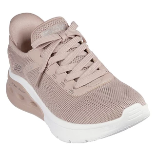 Skechers สเก็ตเชอร์ส รองเท้าลำลองผู้หญิง Women Slip-ins BOBS Sport Arc Waves 2.0 Casual Shoes - 117638-TAN Memory Foam
