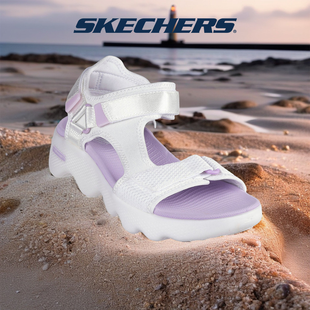 Skechers สเก็ตเชอร์ส รองเท้าแตะผู้หญิง Women GOwalk Massage Fit Sandal On-the-GO Sandals Shoes - 140