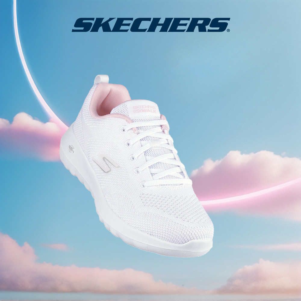 Skechers สเก็ตเชอร์ส รองเท้าผู้หญิง Women GOwalk Joy Violet Walking Shoes - 124640-WPK Air-Cooled Go