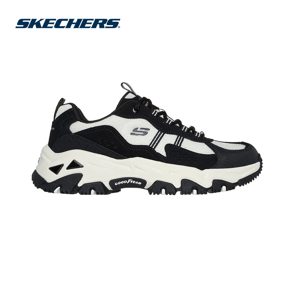 Skechers สเก็ตเชอร์ส รองเท้าผู้หญิง Women D'Lites Hiker Shoes - 180128-BKW Air-Cooled Memory Foam