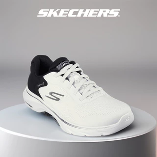 Skechers สเก็ตเชอร์ส รองเท้าผู้หญิง Women GOwalk 7 Cosmic Waves Walking Shoes - 125215-WBK Air-Cooled Goga Mat