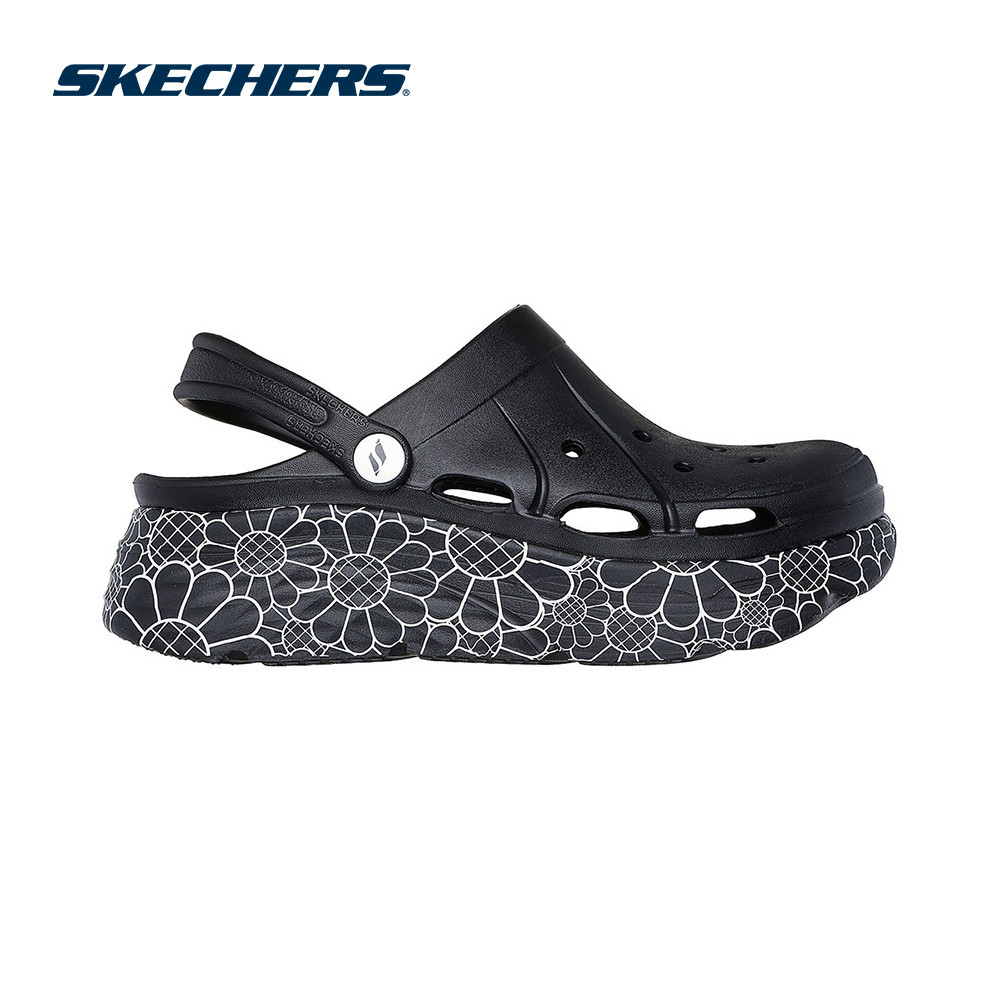 Skechers สเก็ตเชอร์ส รองเท้าผู้หญิง Women Foamies Max Cushioning Foamies In Bloom Shoes - 111671-BKW