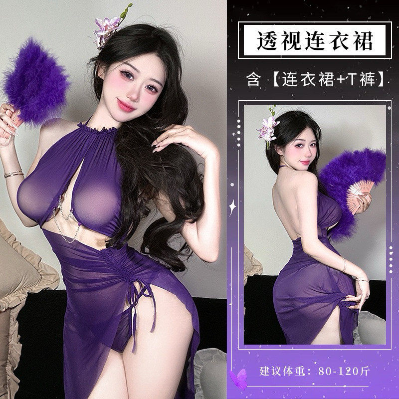 ชุดเดรสซีทรู ชุดนอนไม่ได้นอน เซ็กซี่ DD2171 (K)🎗️เกรดพรีเมี่ยมแท้ - รูปที่ 5