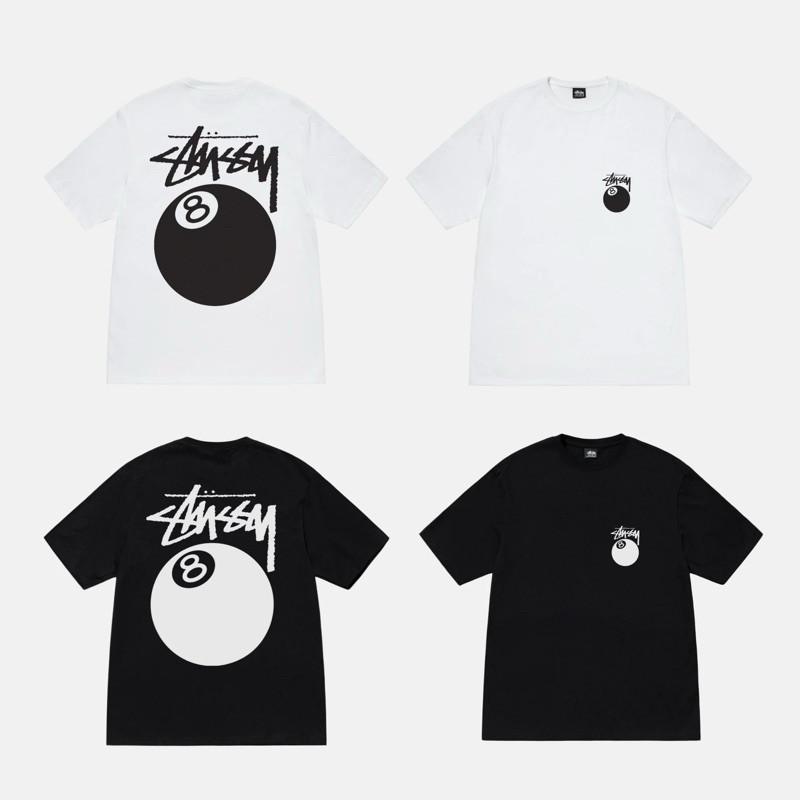 STA.[ พร้อมส่ง / ของแท้ ] STUSSY 8 BALL TEE  & BASIC TEE / SHOP KOREA 🇰🇷 tee.