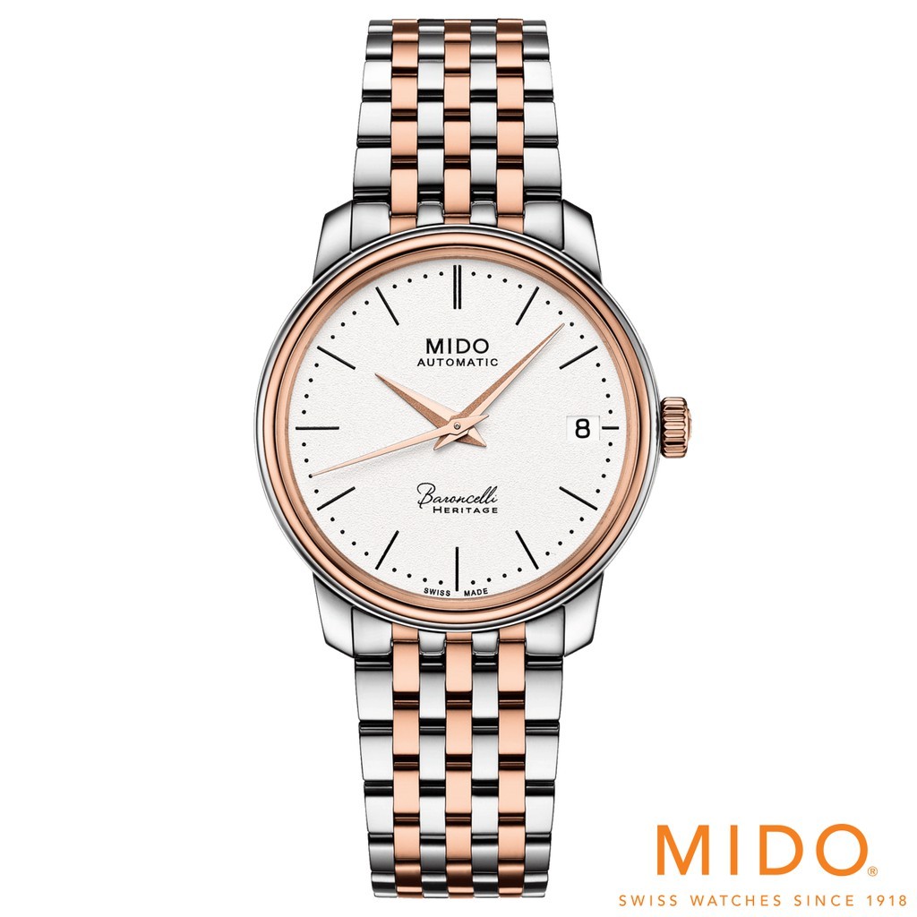 Mido รุ่น BARONCELLI HERITAGE LADY นาฬิกาสำหรับผู้หญิง รหัสรุ่น M027.207.22.010.00