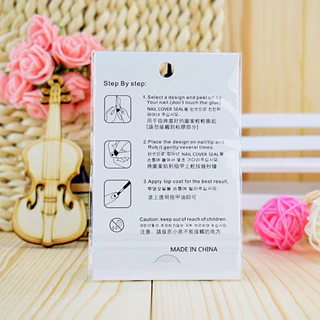สติกเกอร์ติดเล็บ 3D ลายแบรนด์ สุ่ม 3 แผ่นต่อชุด (ไม่ซ้ำลาย) 10 บาท