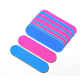 ตะไบเล็บจิ๋ว ขนาด 5 ซม. สีชมพู-น้ำเงิน ชิ้นละ 1 บาท