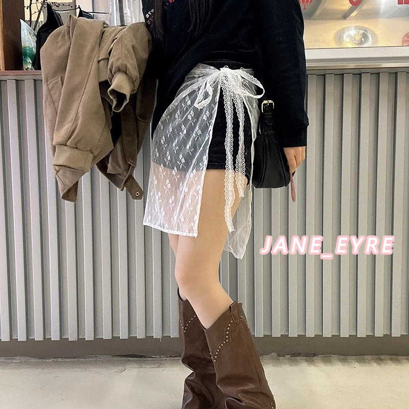 ✨การจัดส่งที่รวดเร็ว✨ อเนกประสงค์ผ้าลูกไม้กระโปรงผ้าโปร่งส่วนต่อเสื้อตัวต่อเสื้อชิ้นเดียวกระโปรงปักที่หรูหรา JN - รูปที่ 6