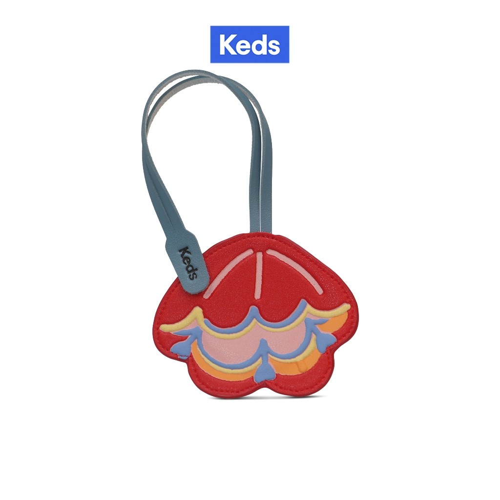 KEDS พวงกุญแจ รุ่น KEDS MIRROR FLOWER KEYCHAIN สีแดง ( S25ACK02002 )