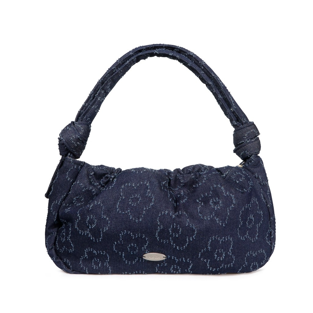 KEDS ກະເປົາ Puffy Bag Flower Denim (ຍີນສ໌ດຳ) S25ACB05009