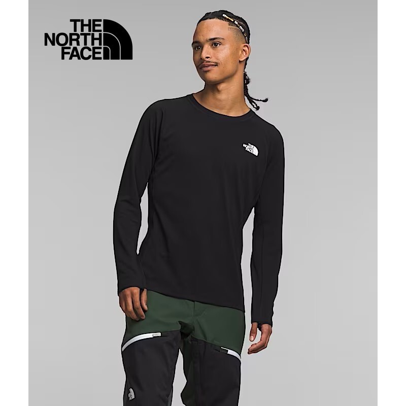 THE NORTH FACE MEN FD PRO 160 CREW - US SIZE /TNF BLACK เสื้อลองจอนผู้ชาย