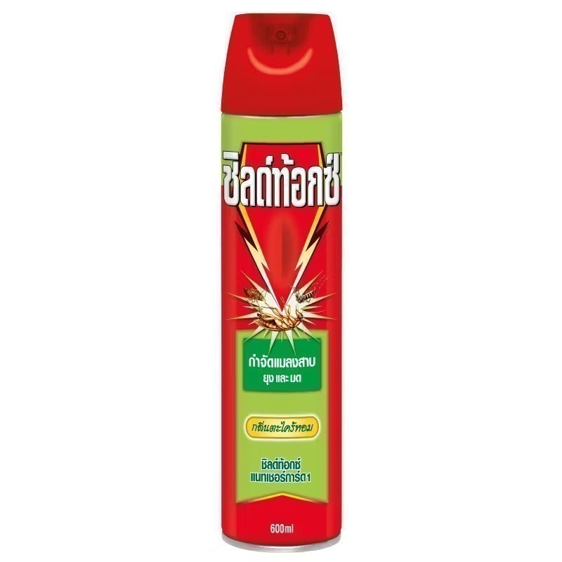 [1 ลัง] Shieldtox Spray ชิลด์ท้อกซ์ สเปรย์กำจัดยุง มด แมลงสาบ แมลง แนทเชอร์การ์ด1  กลิ่นตะไคร้หอม ขนาด 600 มล.