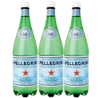 S.PELLEGRINO ซานเพลลีกรีโนน้ำแร่ธรรมชาติอัดแก๊ส 1000มล. แพค3 [8859174200646]