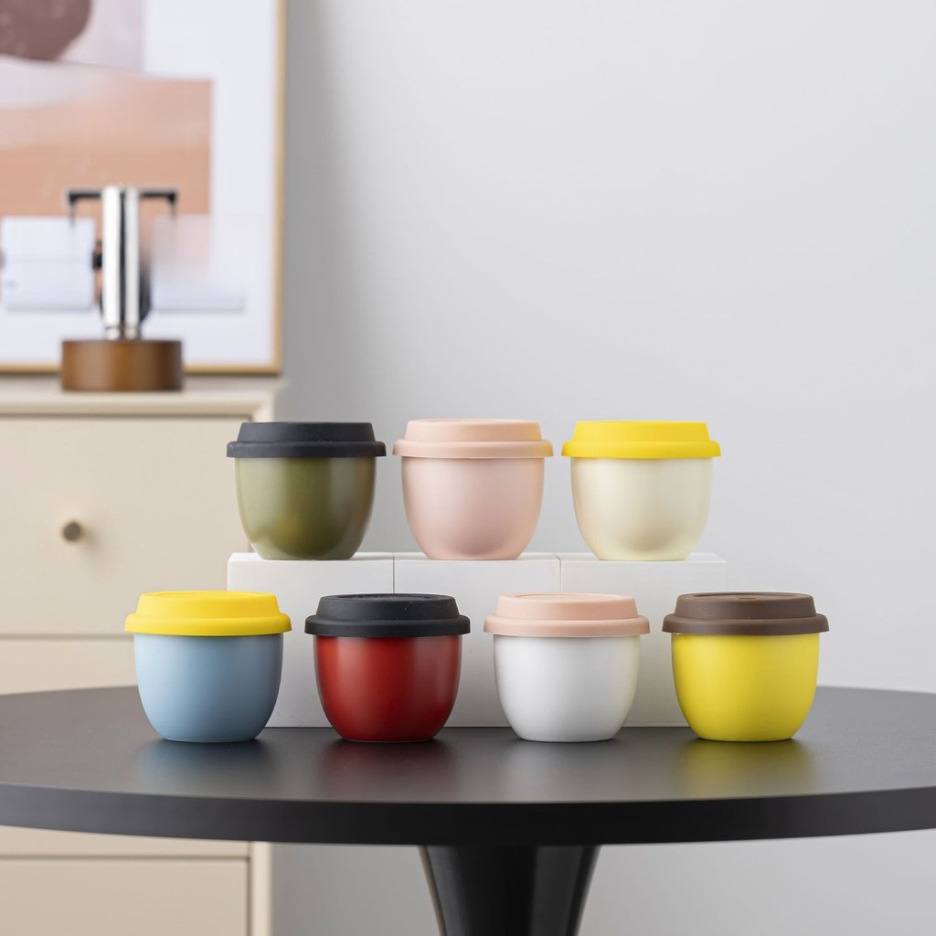 แก้วกาแฟเซรามิก Mini Enjoy Life/Pure Life Extraction/แก้วลาเต้