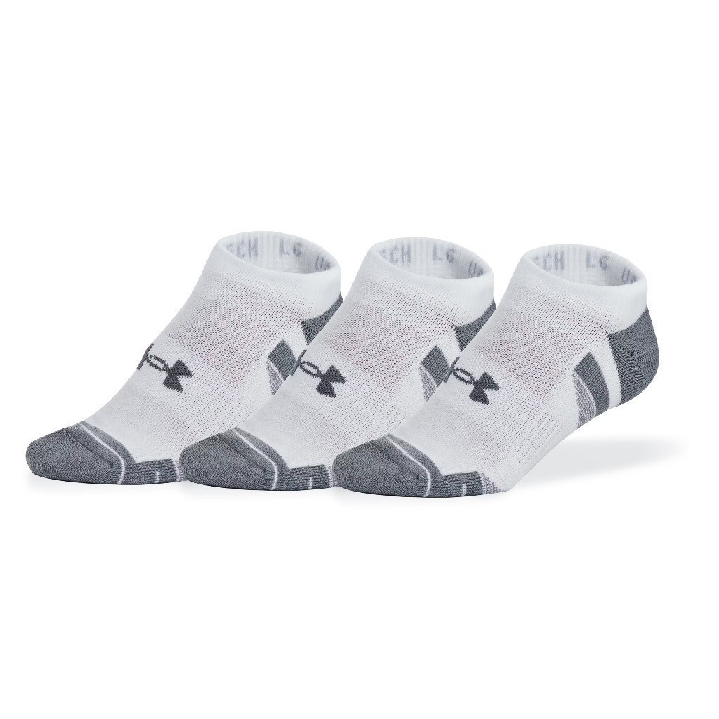 Under Armour Unisex UA Performance Tech 3-Pack No Show Socks