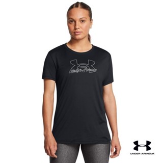 Under Armour เสื้อแขนสั้น UA Tech™ Script สำหรับผู้หญิง