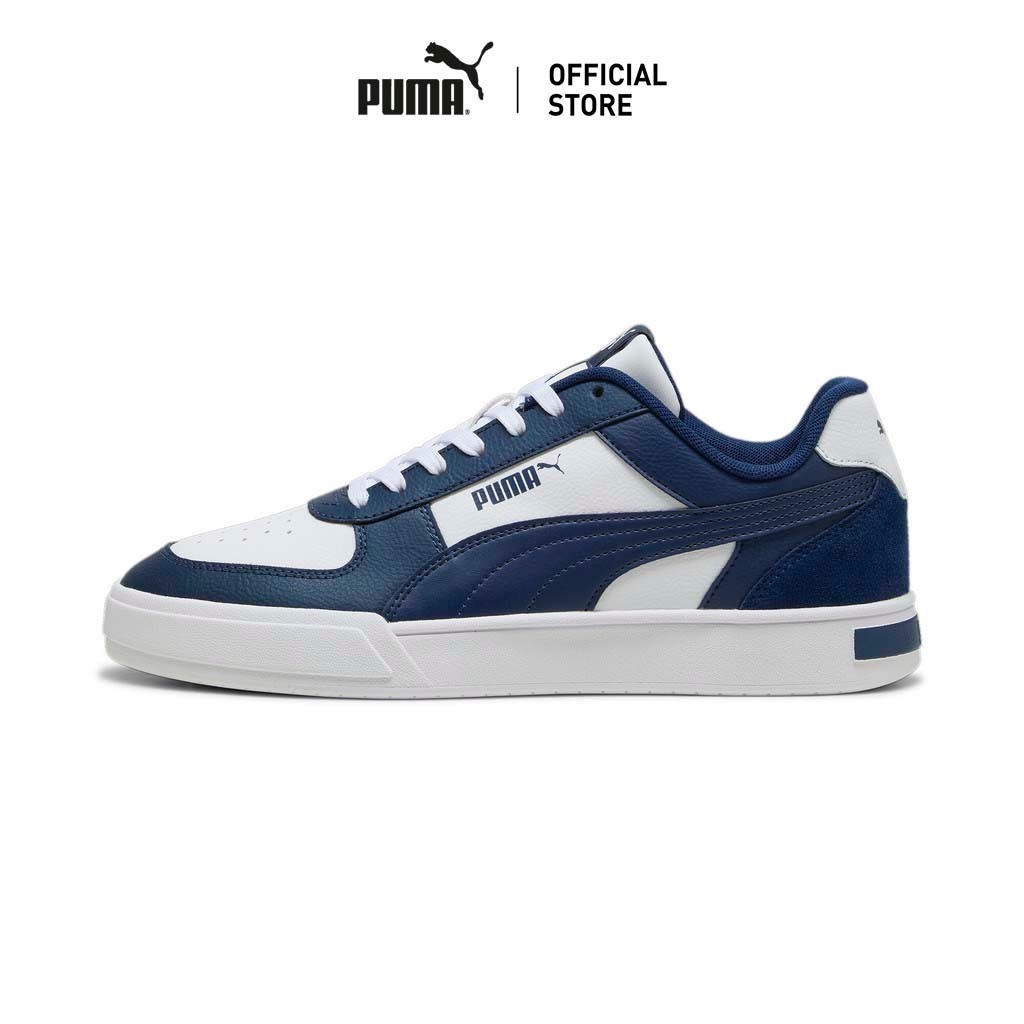 PUMA BASICS - รองเท้าผ้าใบ Caven Mix สีขาว - 39939807