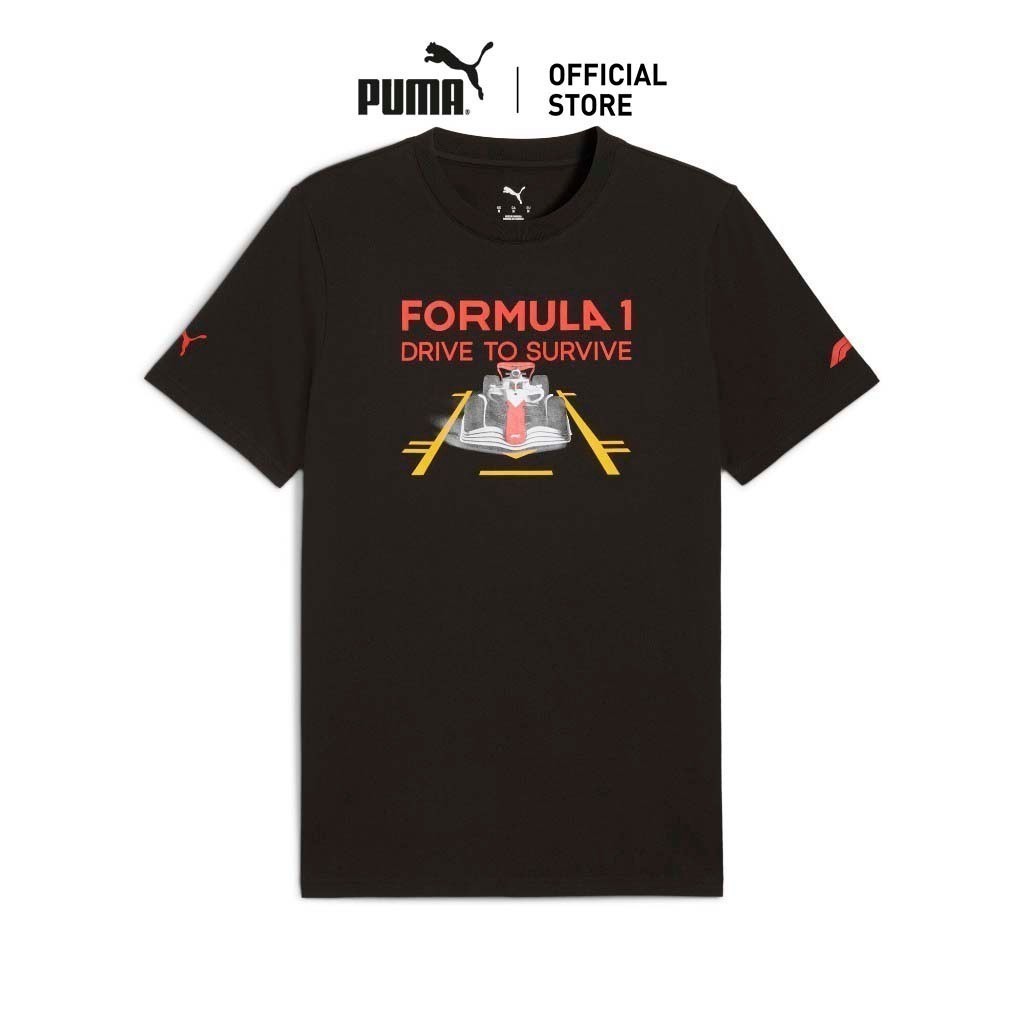 PUMA เสื้อยืดลายกราฟิก F1® Drive to Survive สำหรับผู้ชาย - 63173201