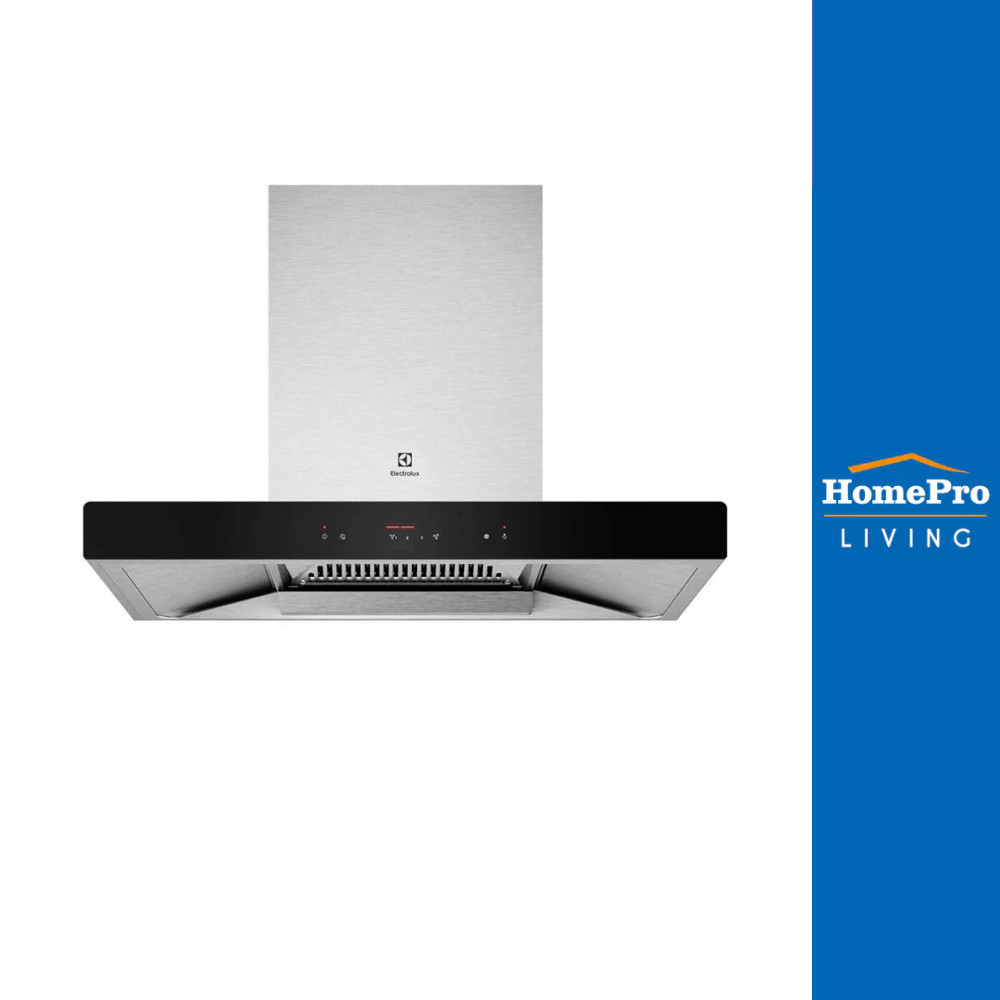 [ฟรีติดตั้ง! สำหรับหน้างานระบบไฟพร้อมและระบบท่อลมเดิม]  HomePro เครื่องดูดควันกระโจม  ECC9310S 90 ซม