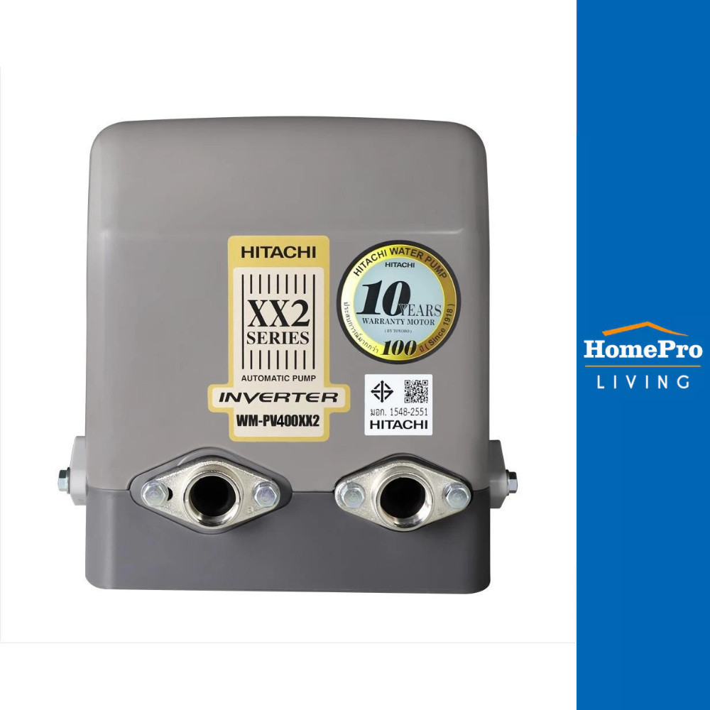 [จัดส่งไม่ติดตั้ง] HITACHI ปั๊มอัตโนมัติ  WM-PV400XX2 400 วัตต์