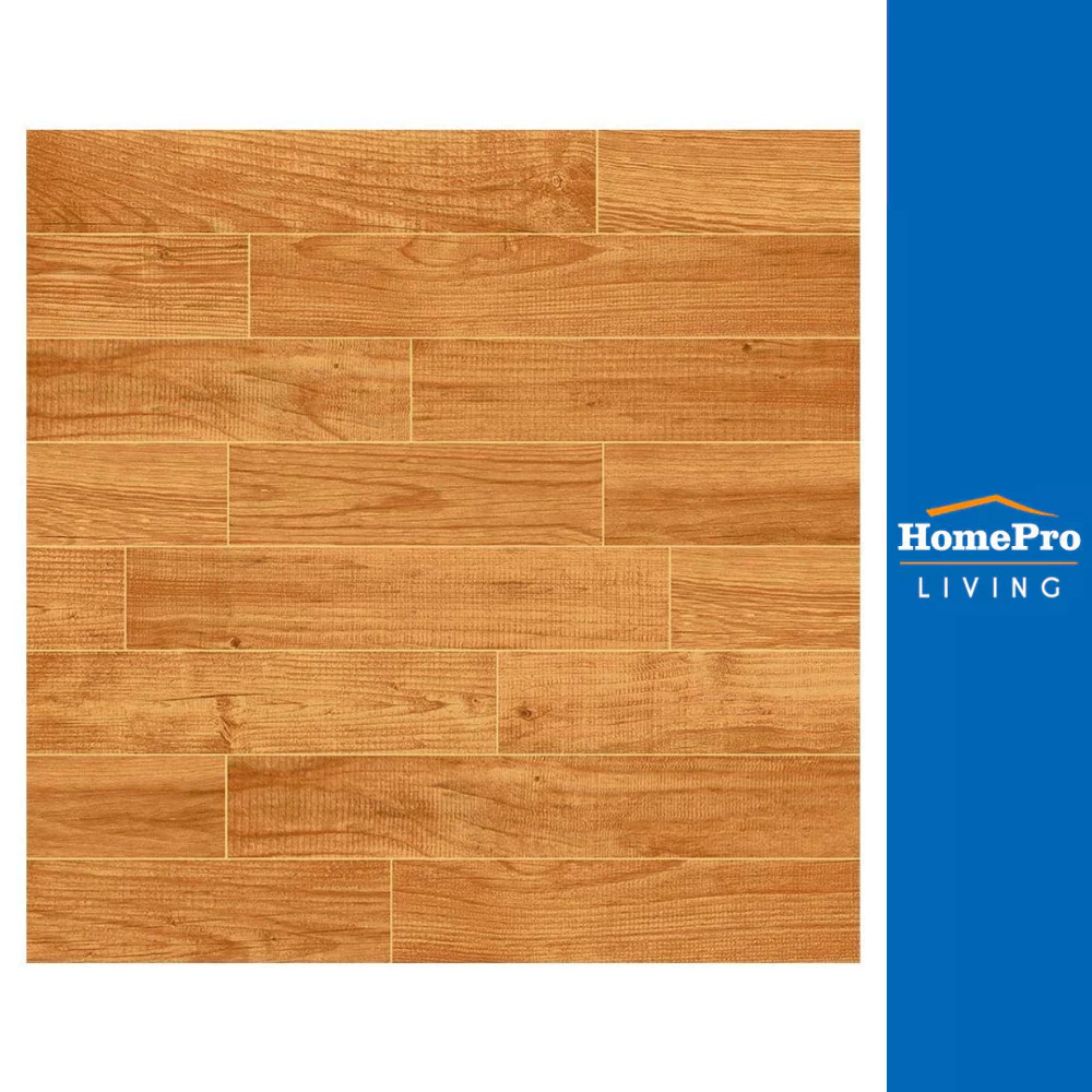 ภูผา กระเบื้องพื้น 16x16 นิ้ว มะค่า ปาร์เก้ น้ำตาล A จัดส่งโดย HomePro