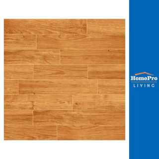 ภูผา กระเบื้องพื้น 16x16 นิ้ว มะค่า ปาร์เก้ น้ำตาล A จัดส่งโดย HomePro