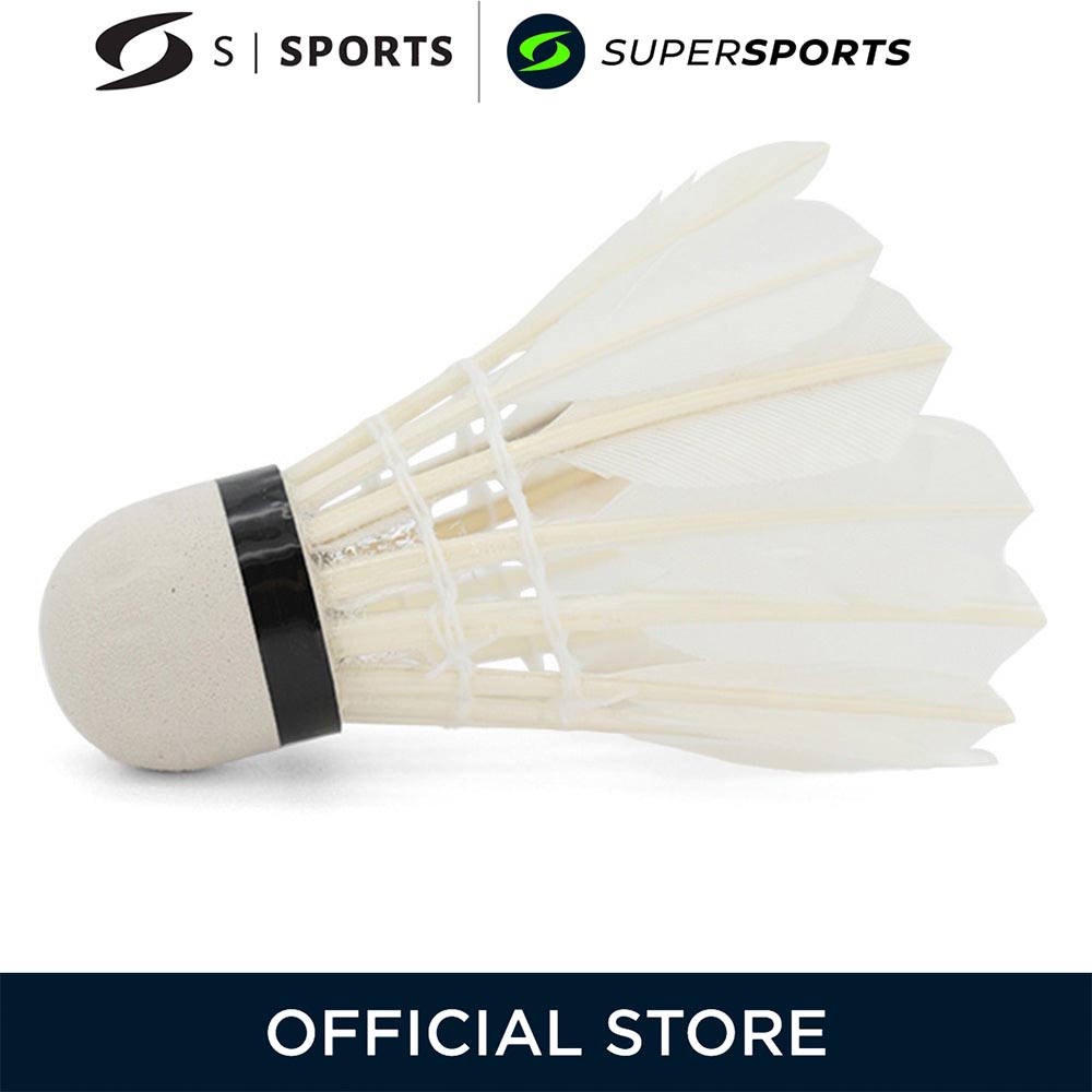 S SPORTS White ลูกแบดมินตัน (แพ็ค 12 ลูก)