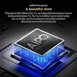 NEW 2025 TCL ทีวี 75 นิ้ว 4K QLED Colorful Google TV รุ่น 75T6C HVA Panel ระบบปฏิบัติการ Google/Gaming TV/AIPQ/MEMC 60 H