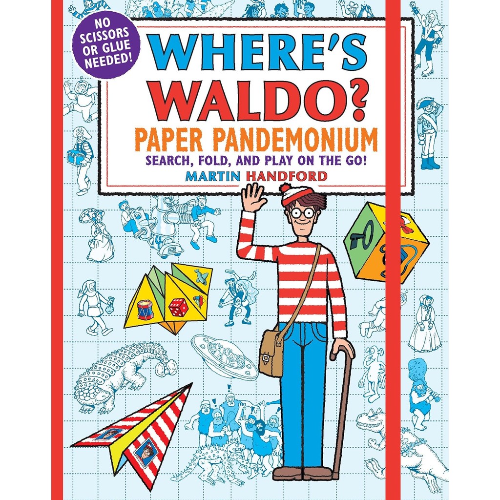 หนังสืออังกฤษใหม่ Where's Waldo? Paper Pandemonium