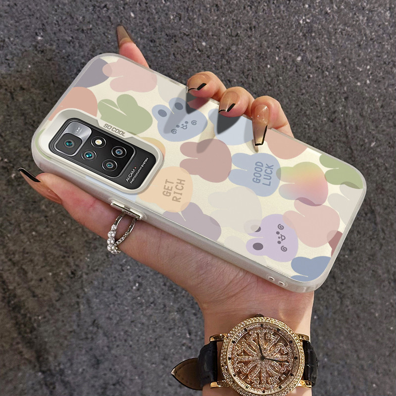 เคสสำหรับ Xiaomi Redmi 10 Prime 10C 12C 11A POCO C55 เคสป้องกันการกระแทกโปร่งใสสำหรับเคสโทรศัพท์มือถือ