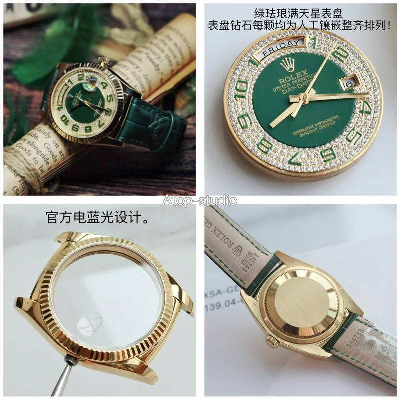 Pre order Rolex โรเล็กซ์ 36mm Day-date นาฬิกา​ผู้หญิง​ นาฬิกา​ผู้ชาย​