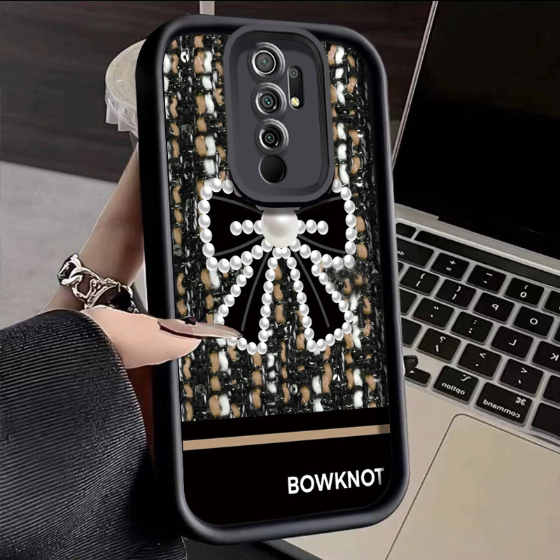 เคสสำหรับ Xiaomi Redmi 9 Redmi 9 Prime POCO M2 เคสป้องกันโทรศัพท์รูปโบว์