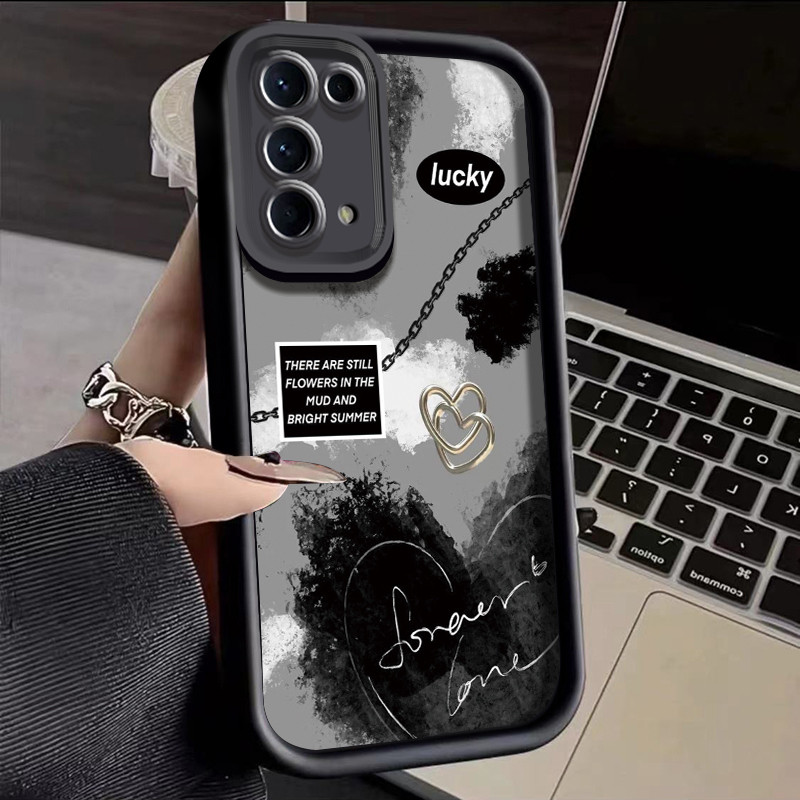 เคสสำหรับ OPPO Reno 5 OPPO Reno 5K เคสโทรศัพท์ซิลิโคนแฟชั่นพร้อมเปลือกนุ่มดูดซับแรงกระแทก
