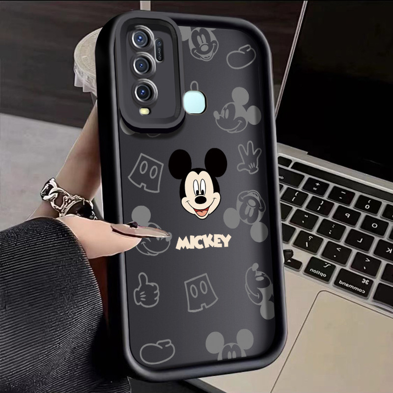เคสสำหรับ VIVO Y50 VIVO Y30 VIVO Y30i เคสป้องกันซิลิโคนกันตกลายเคสโทรศัพท์มีลายมิกกี้มินนี่
