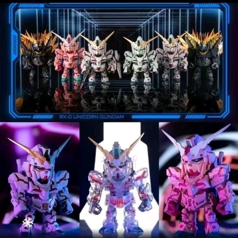 ⭐พร้อมส่ง⭐ BANDAI - QMSV Mini - Unicorn Gundam (Art Toy/Designer Toy/Blind Box)