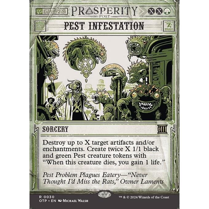[Outlaws of Thunder Junction Breaking News] - [OTP] - (R) - [Pest Infestation] - [2024]