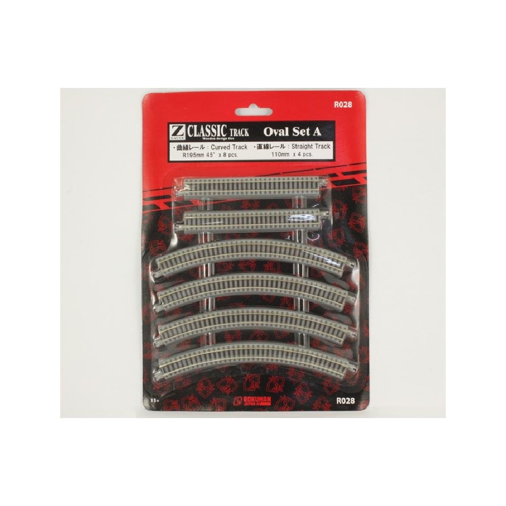 Rokuhan Z Gauge R028 Classic Track Oval Set A63 x 40 x 0.6cmR028 -สินค้าแท้ใหม่ขายในญี่ปุ่นถูกกฎหมาย