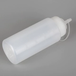 [250ml-900ml] เชิงพาณิชย์อาหารเกรดซอสบีบขวด, น้ำสลัด, ปากแหลมบีบน้ำสลัดขวด
