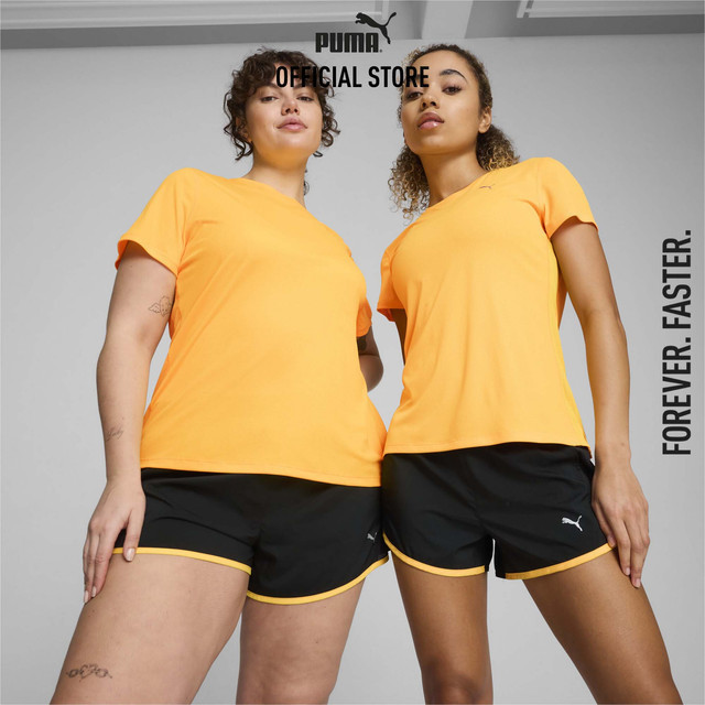 PUMA RUNNING - เสื้อยืดผู้หญิง RUN FAVORITE สีส้ม - 52506199
