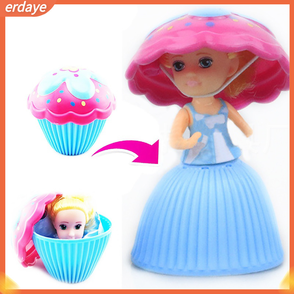 Edy- น ่ ารัก Scented Deformable Surprise Cupcake Princess ตุ ๊ กตาของเล ่ นเด ็ กผู ้ หญิงของขวัญ