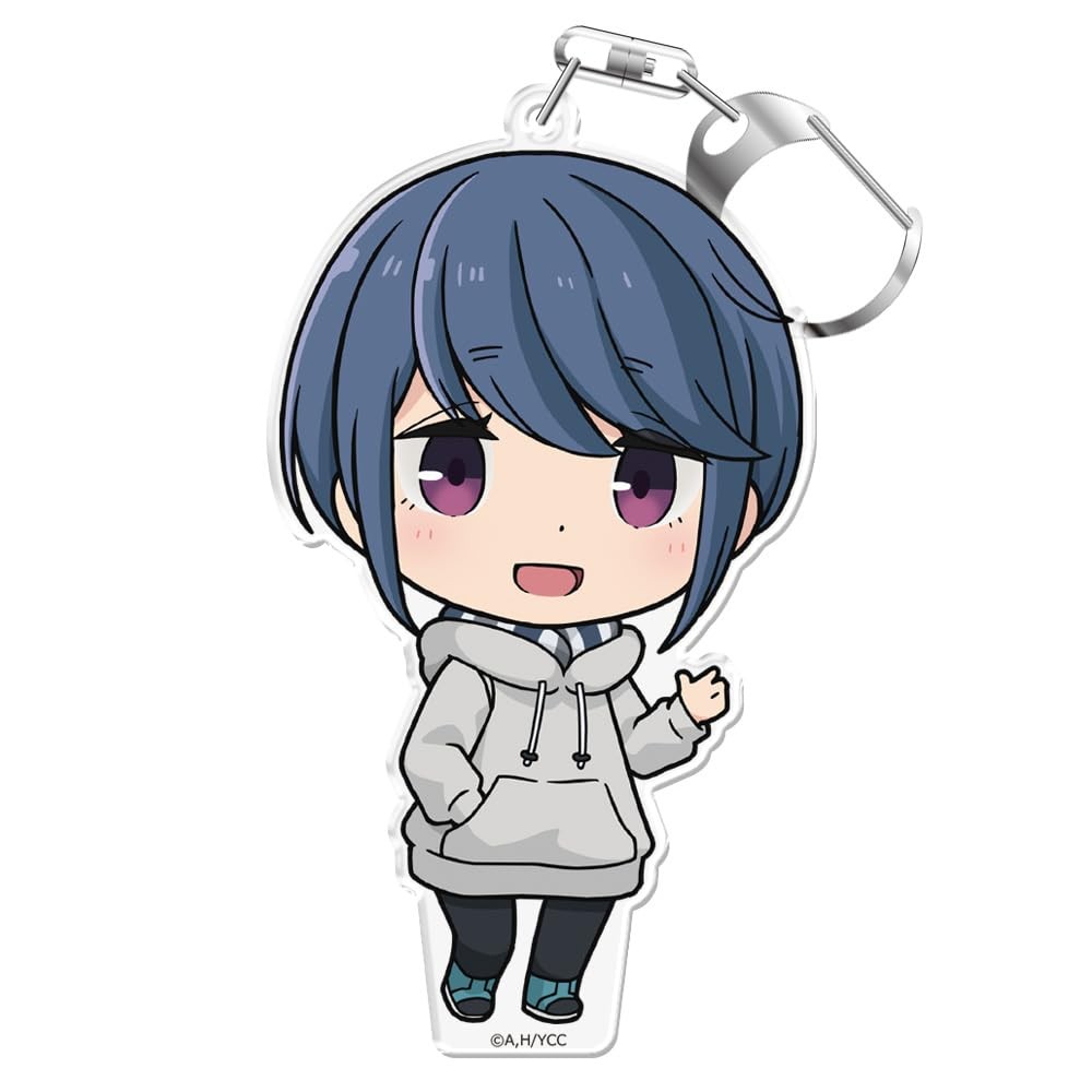 [นำเข้าจากประเทศญี่ปุ่น] ภาพยนตร์เรื่อง “Yuru Camp△” PuniColle! พวงกุญแจ (พร้อมขาตั้ง) Rin Shima ad