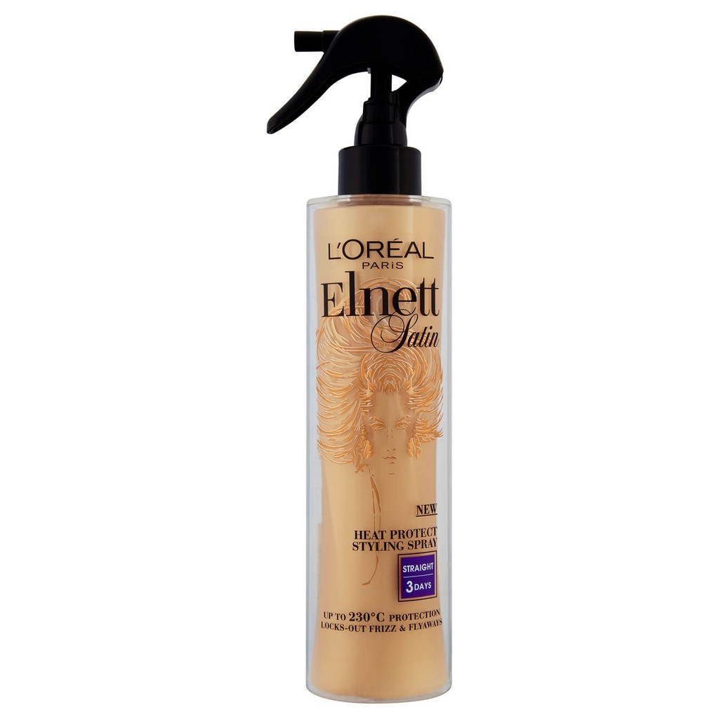 ของแท้❗️พร้อมส่ง❗️L'Oréal Paris Elnett Satin Heat Protect Spray - Straight 170ml **ยังไม่มีขายในไทยน